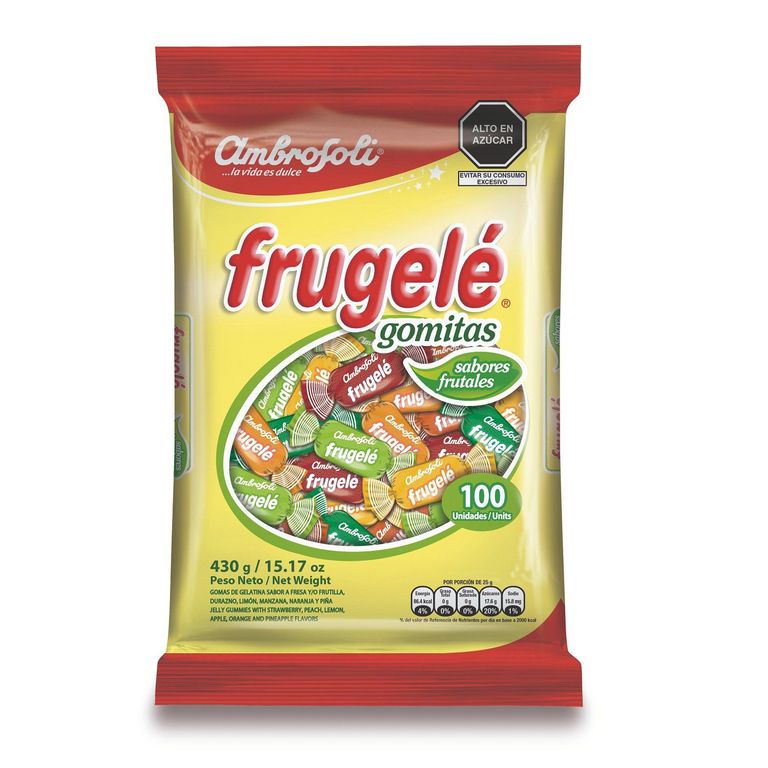 Gomitas Ambrosoli Frugelé Frutas Bolsa 430 g