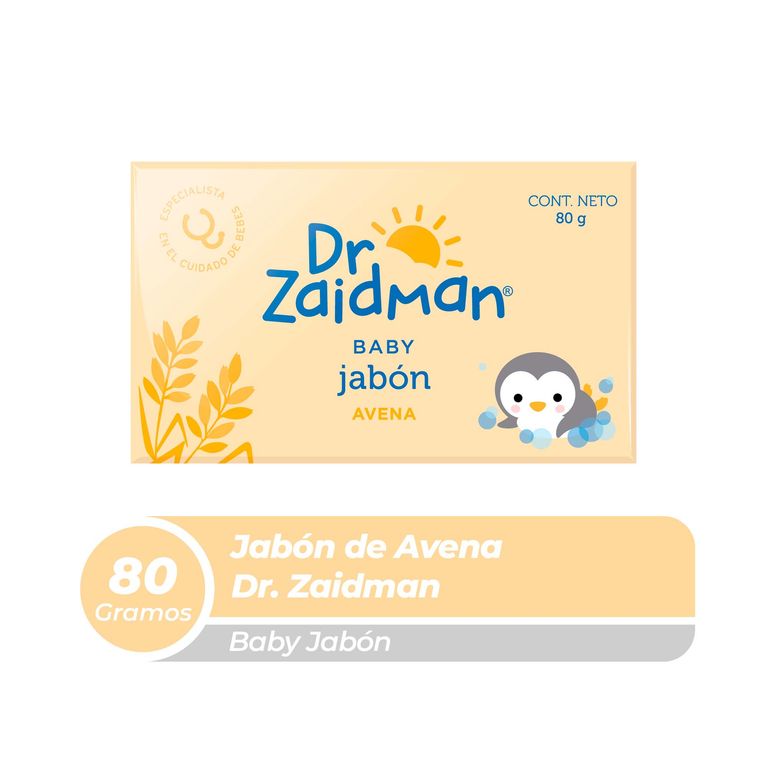 Jabón para Bebés Dr. Zaidman Avena Empaque 80 g