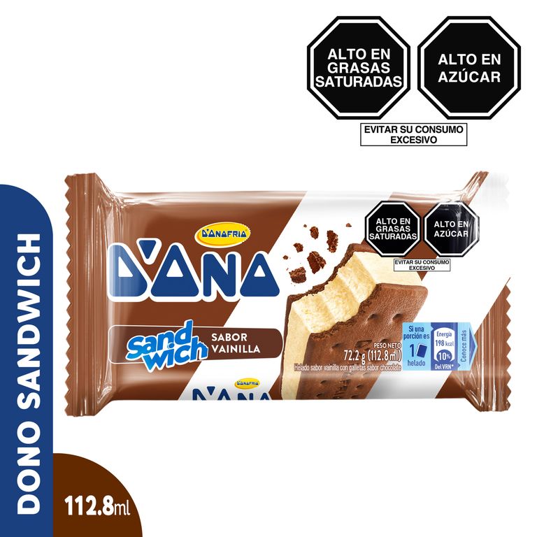 Sándwich Donofrio Vainilla Empaque 112.8 mL