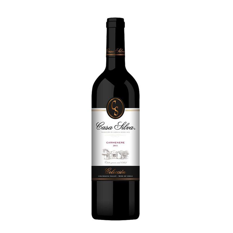 Vino Tinto Casa Silva Colección Carmenere Botella 750 mL