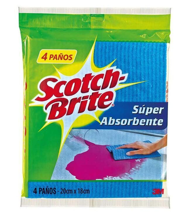Paños Súper Absorbentes Scotch Brite Empaque 4 Und