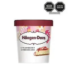 HAAGEN DAZS - Helado Haagen Dazs Cheescake de Fresa Pote 473 mL