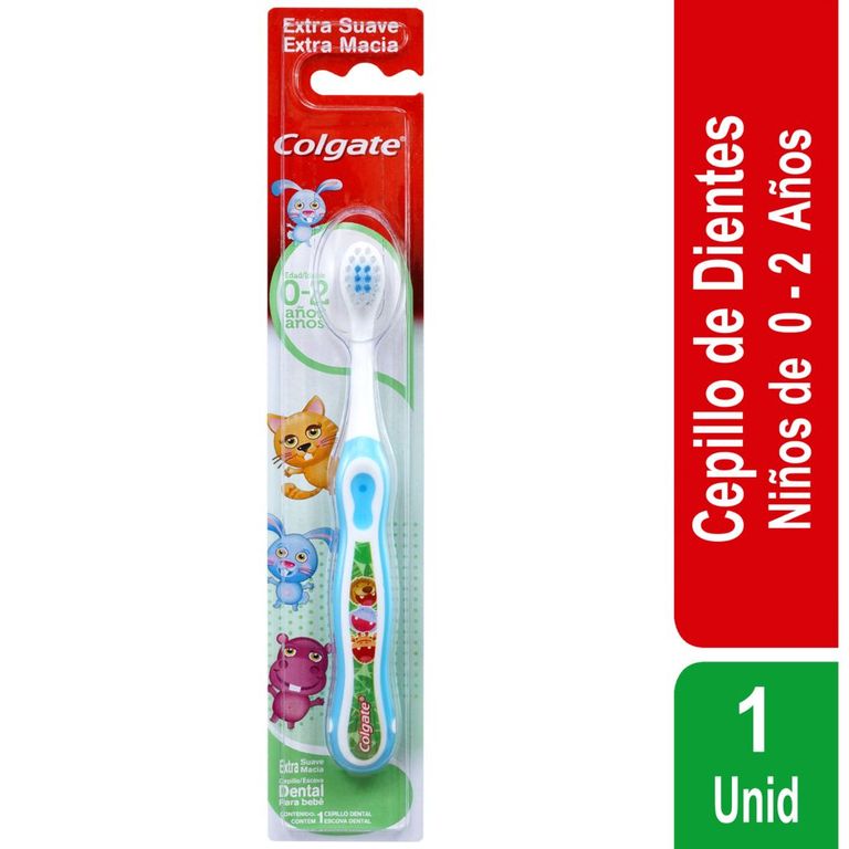 Cepillo Dental Colgate Kids 0 a 2 Años Extra Suave Empaque 1 Und