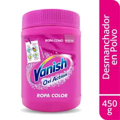 VANISH - Quitamanchas Polvo Oxi Action Ropa Color Envase 450 ml