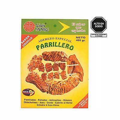 Aderezo Especial Parrillero Sam Wong Caja 400 g