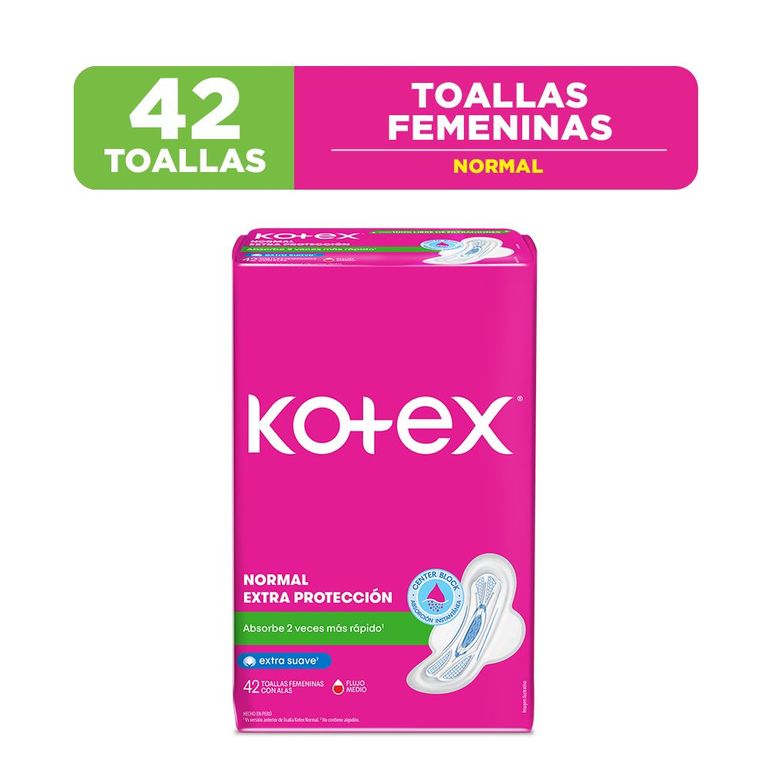 Toalla Higiénica Kotex Normal Empaque 42 und