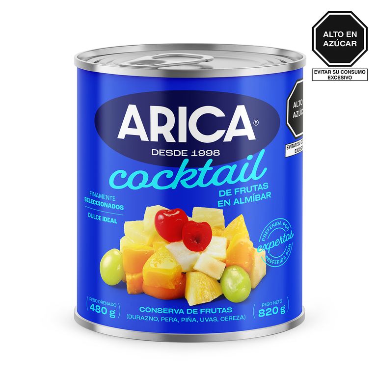 Cocktail de Frutas Arica Lata 820 g