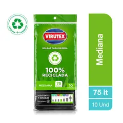 VIRUTEX - Bolsa Basura Empaque 10 Und