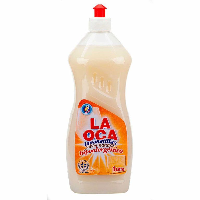 Lavavajilla Líquido La Oca Jabón Natural Envase 1 L