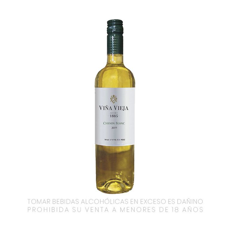 Vino Blanco Viña Vieja Chenin Blanc Semi Seco Botella 750 mL