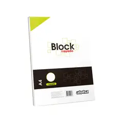 ALPHA - Block Perforado A4 Rayado 50 Hojas