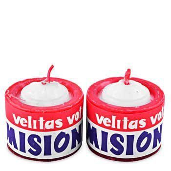 Velas Votivas 15 Misionera 2 Unidades