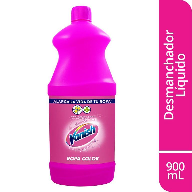 Quitamanchas Líquido Vanish Ropa Color Botella 900 mL