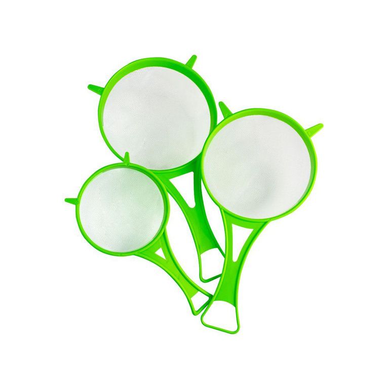 Juego x3 Coladores de Plástico