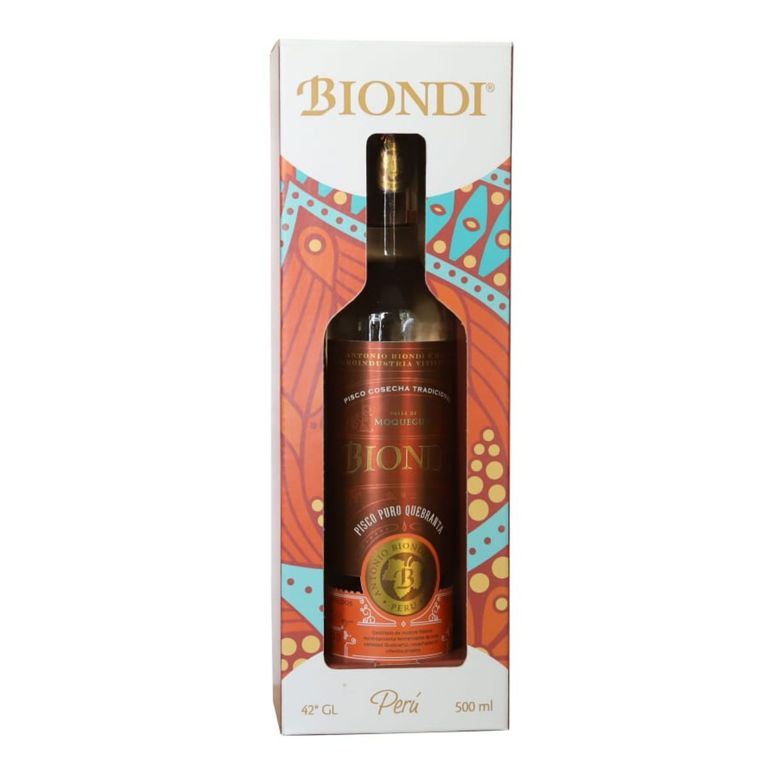 Pisco Quebranta Biondi Botella 500 mL