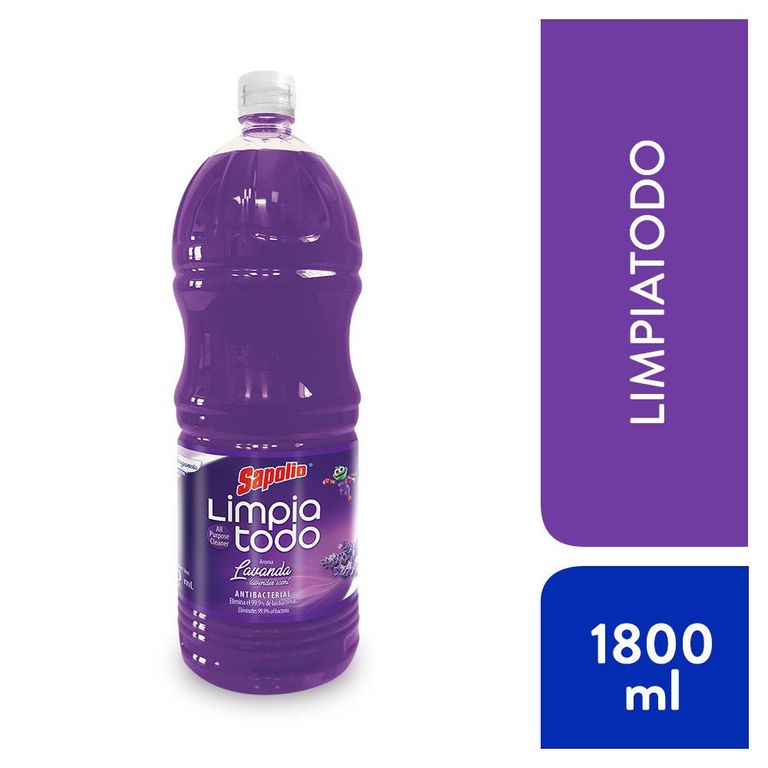 Limpiatodo Sapolio Lavanda Botella 1.8 L