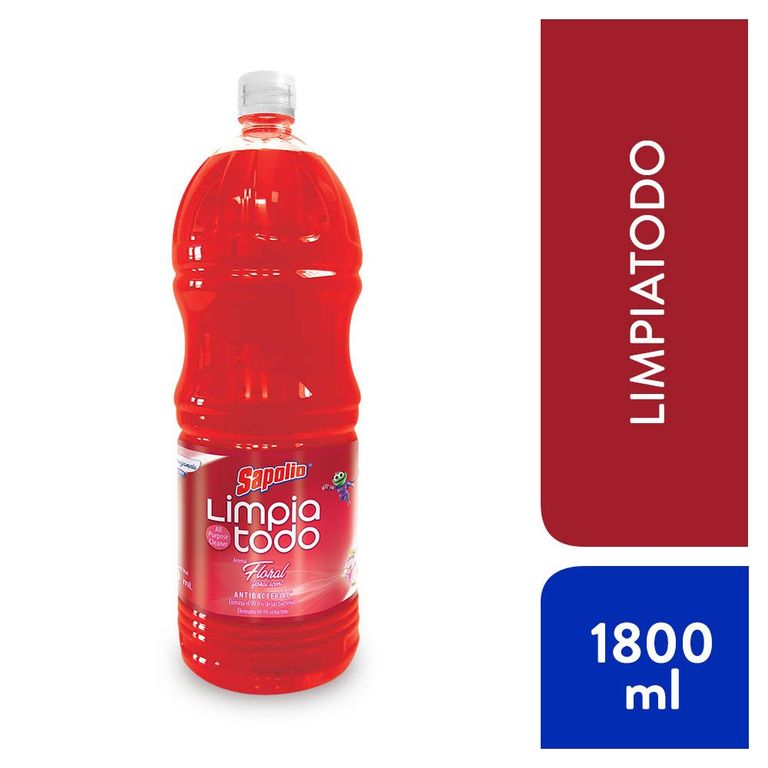 Limpiatodo Sapolio Floral Botella 1.8 L