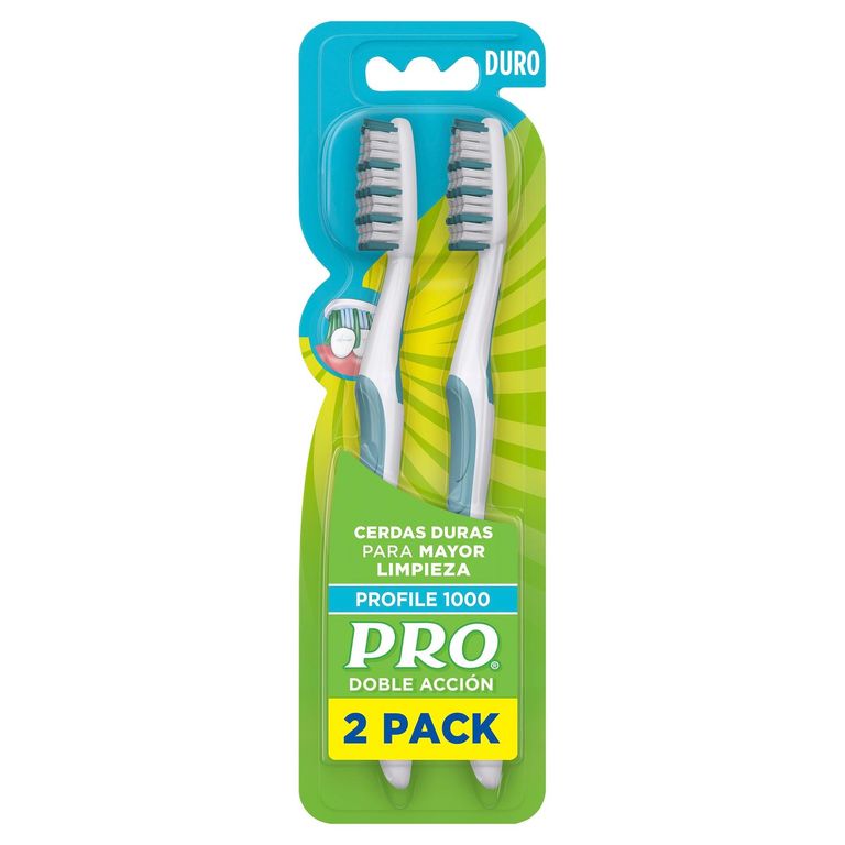 Cepillo Dental Oral B Pro 1000 Doble Acción Empaque 2 Und