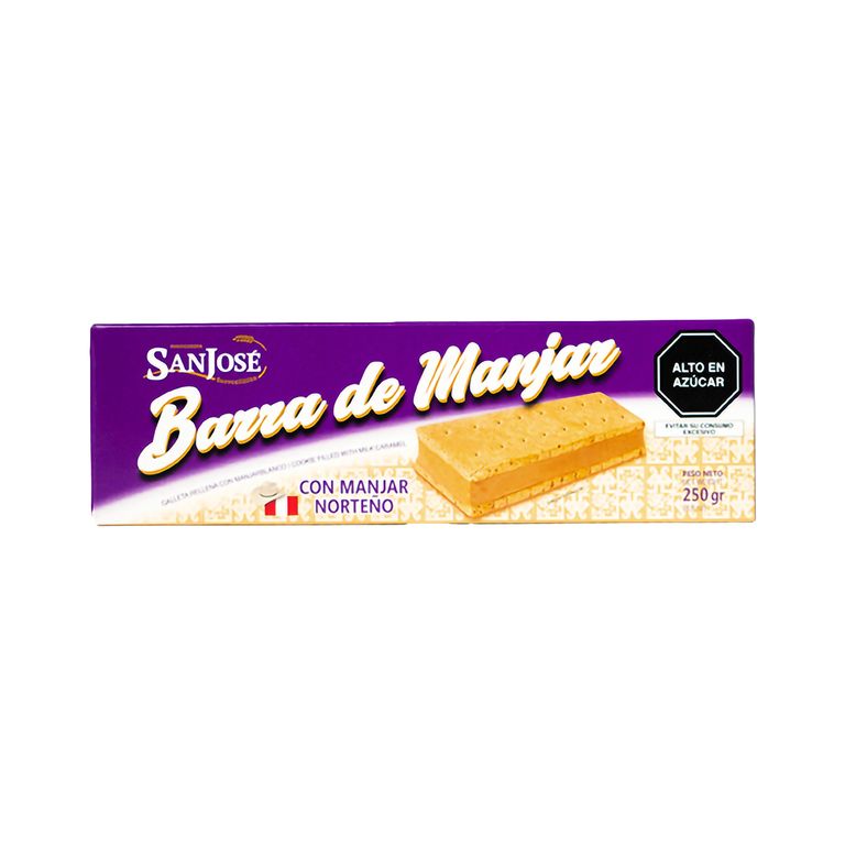 Barra de Manjar San José Envase 250 g