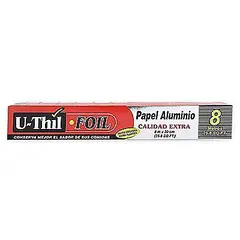 U-THIL - Rollo Papel Aluminio con Sierra Uthil Caja 8 m