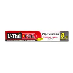 U-THIL - Rollo Papel Aluminio Uthil Empaque 8 m