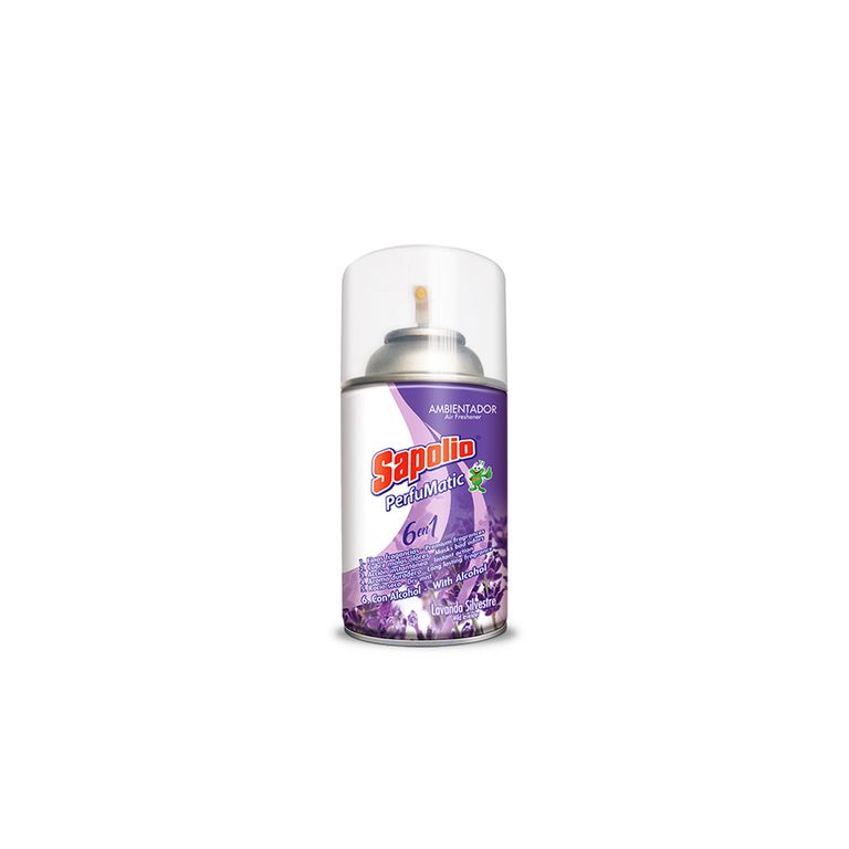 Repuesto Ambientador Sapolio Perfumatic Lavanda Envase 240 mL