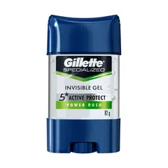 GILLETTE - Gel Antitranspirante Specialized Power Rush Envase 82 g