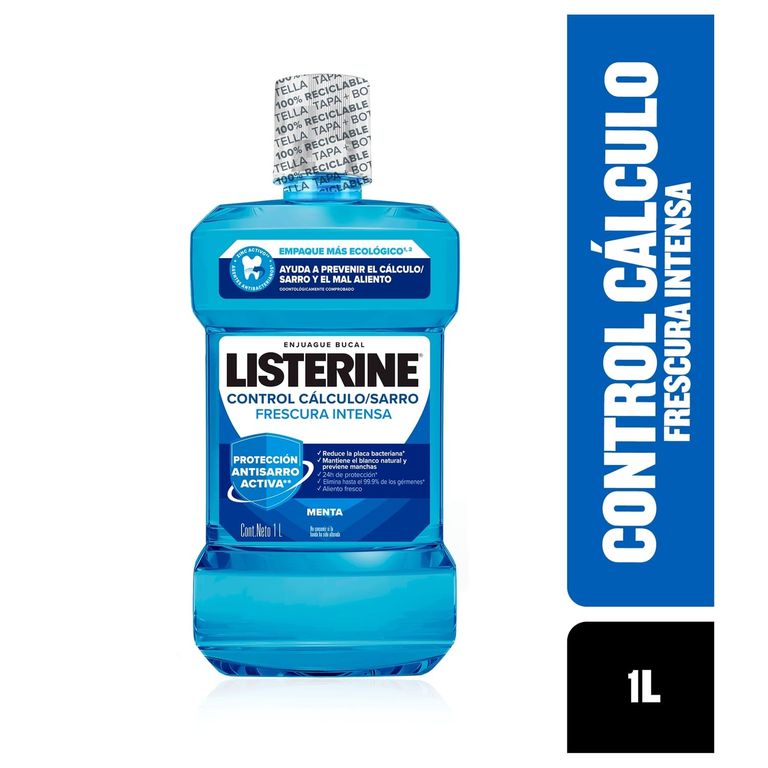Enjuague Bucal Listerine Control Sarro Botella 1 L