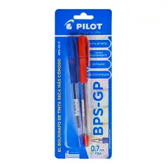 PILOT - Lapicero Pilot Tinta Seca BPS GP Azul Rojo Empaque 2 Und