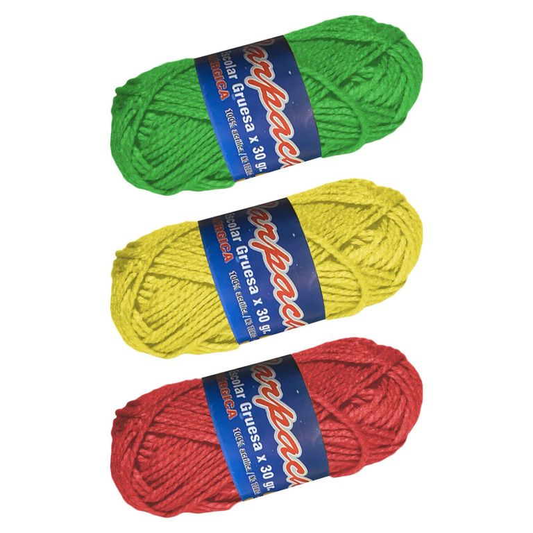 Lana Carpaccio Escolar Gruesa