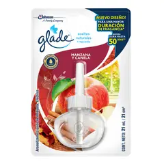 GLADE - Repuesto Aceite Perfumado Glade Manzana y Canela Envase 21 mL