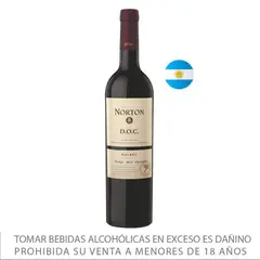 NORTON - Vino Malbec Botella 750 mL