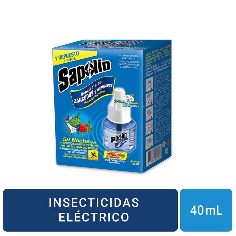 Repuesto Insecticida Eléctrico Líquido Envase 40 mL