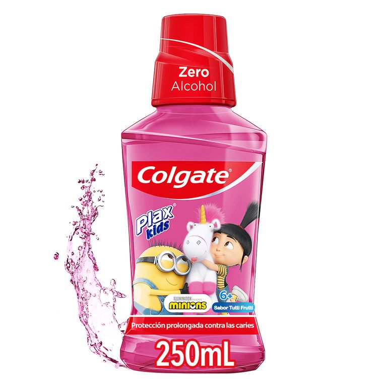 Enjuague Bucal Colgate Plax Niños Agnes & Fluffy Envase 250 ml