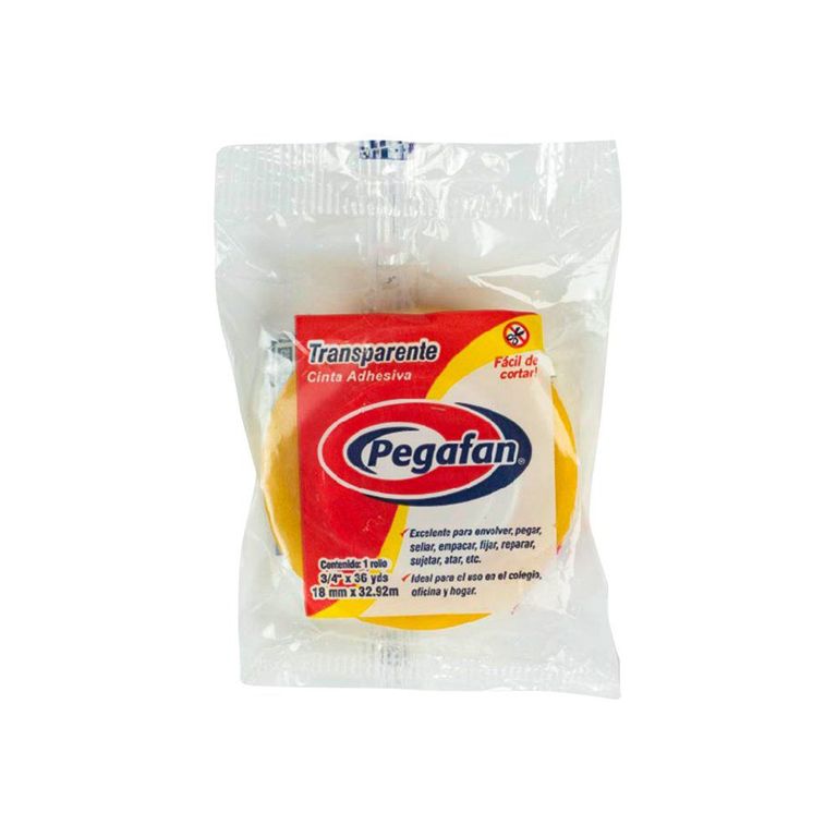 Cinta Pegafan Transparente 3/4" x 36 Yd