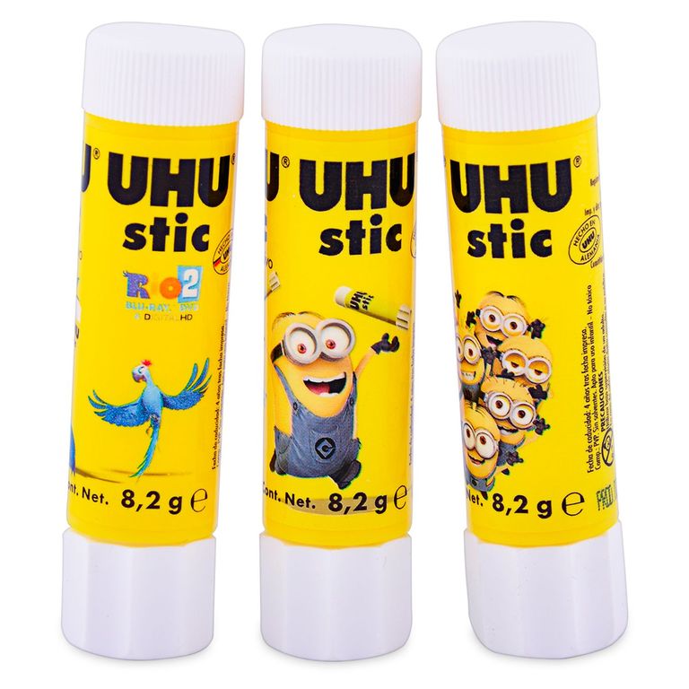 Goma Barra UHU Empaque 3 Und
