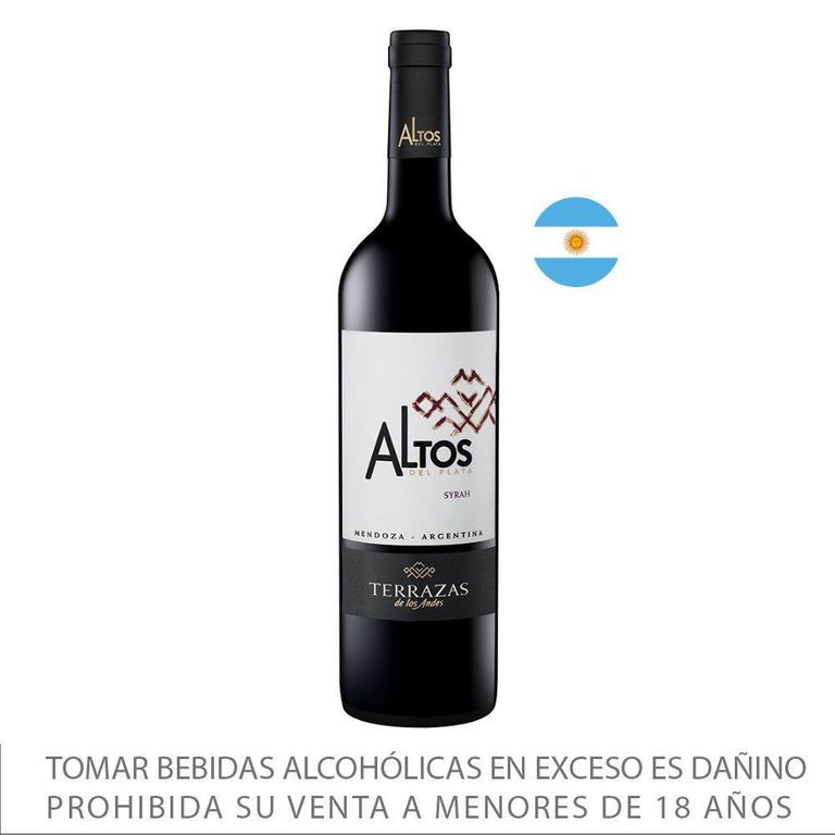 Vino Tinto Terrazas Syrah Altos del Plata Botella 750 mL