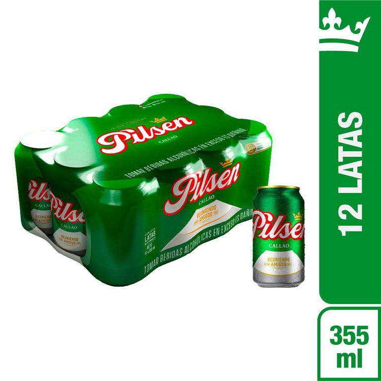 Cerveza Pilsen Twelve Pack Lata 355 mL