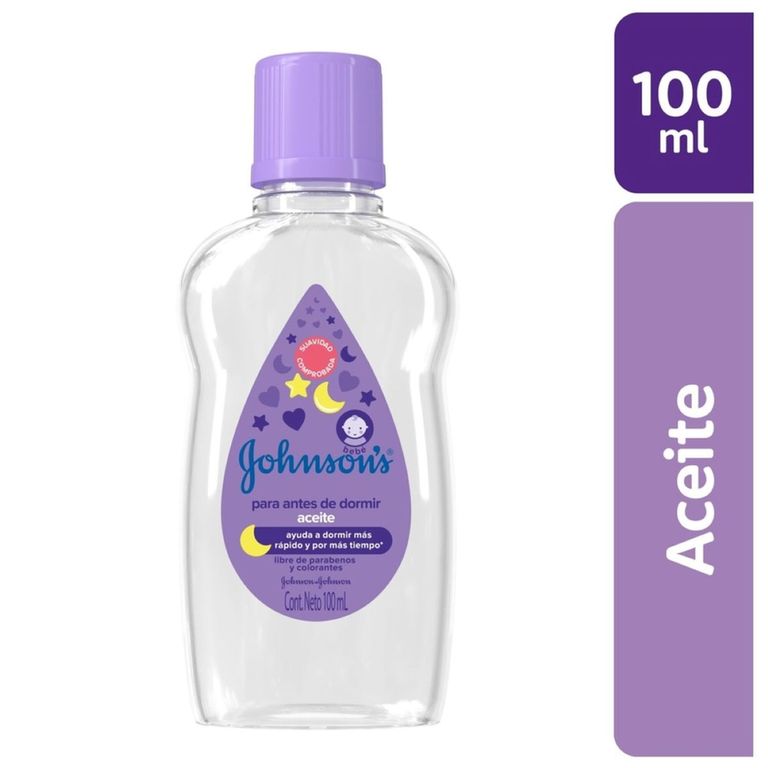 Aceite Antes de Dormir Johnsons Baby Envase 100 mL