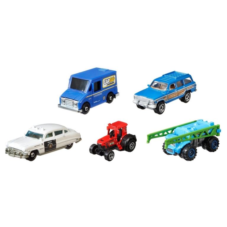 Autos Matchbox 5 Pack Asst