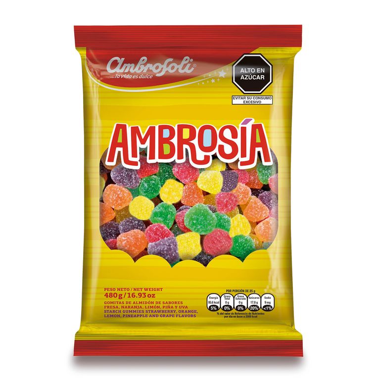 Gomitas Ambrosoli Ambrosia Bolsa 480 g