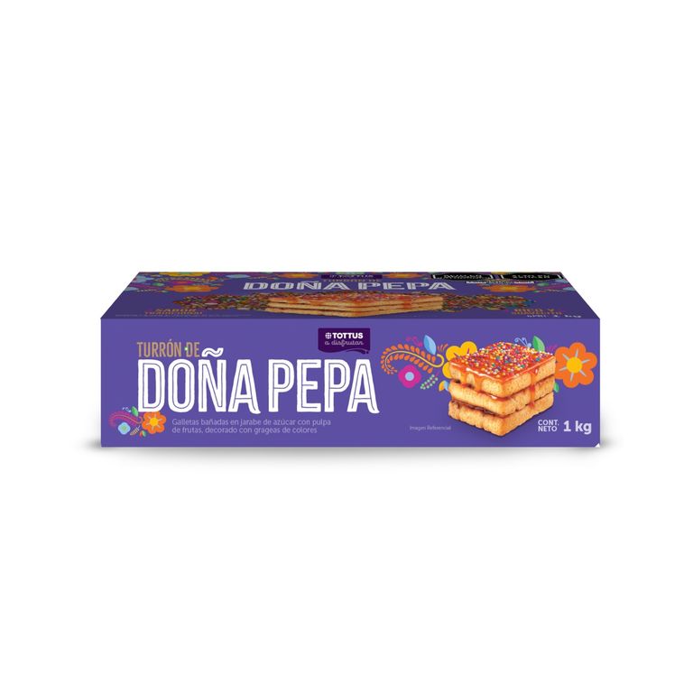 Turrón Doña Pepa Tottus Empaque 1 Kg