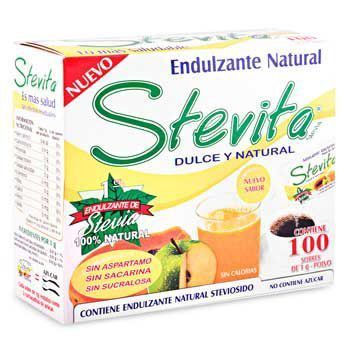 Endulzante Natural Stevita Caja 100 Sobres