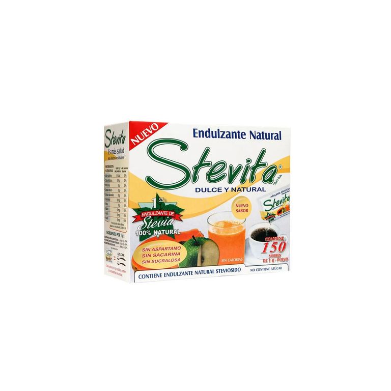 Endulzante Natural Stevita Caja 150 Sobres