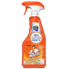 MR MUSCULO - Limpiador de Cocina Mr Músculo Naranja con Gatillo Envase 500 mL