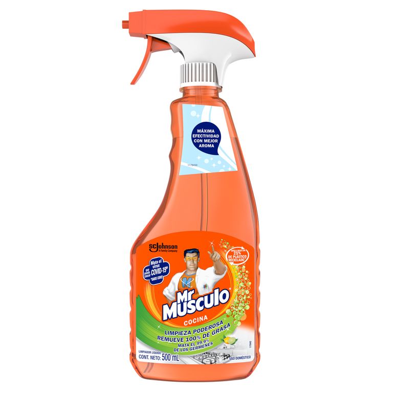 Limpiador Antigrasa Cocina Mr Musculo Gatillo Envase 500 mL