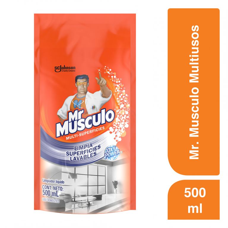 Limpiador Líquido Multisuperficies Mr Músculo Doypack 500 mL