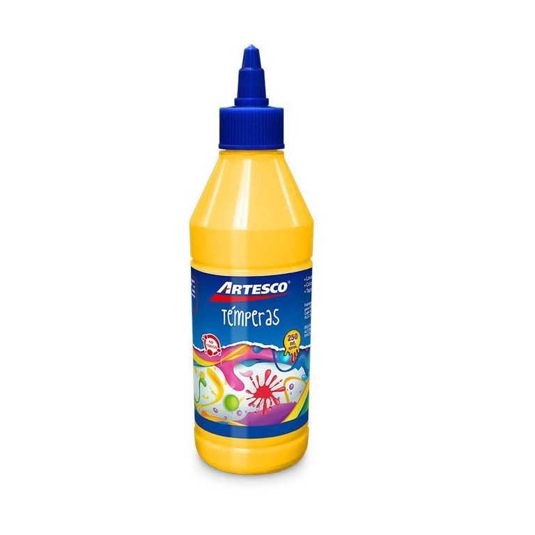 Témpera Artesco Kids Amarillo Envase 250 mL