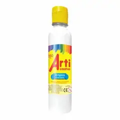 ARTI CREATIVO - Tempera Arti Creativo Color Blanco Envase 250 mL