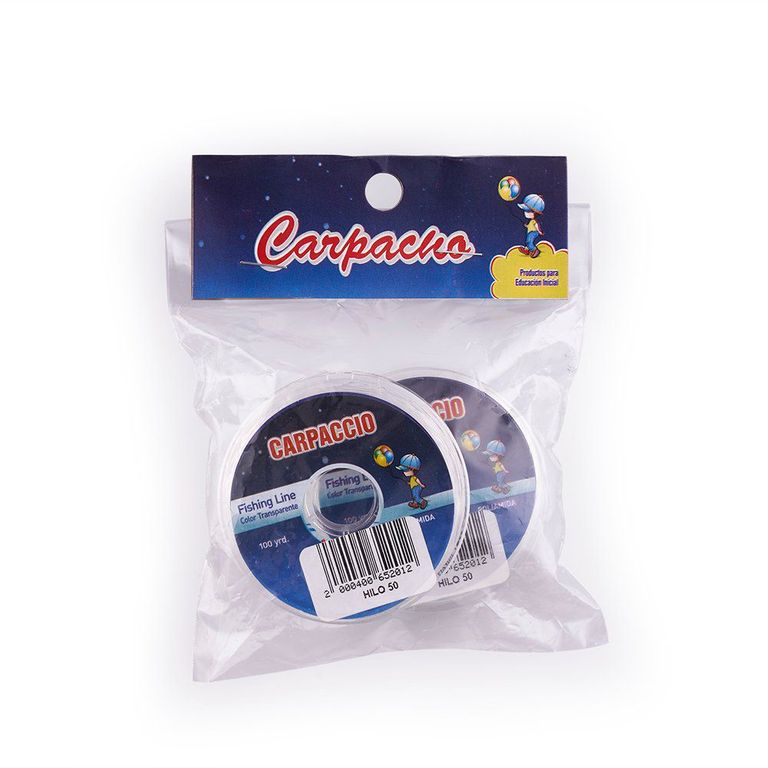 Hilo De Pescar Carpaccio Transparente #50